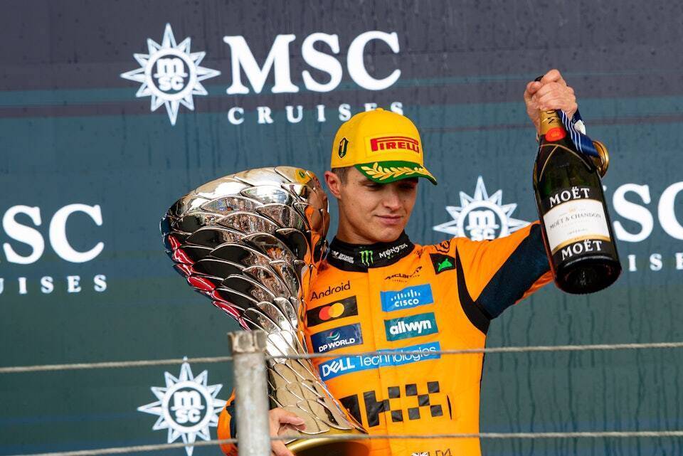 2026世界杯竞猜-F1巴西站｜诺里斯夺冠榜首领先24分，维斯塔潘维修站起步追至第三